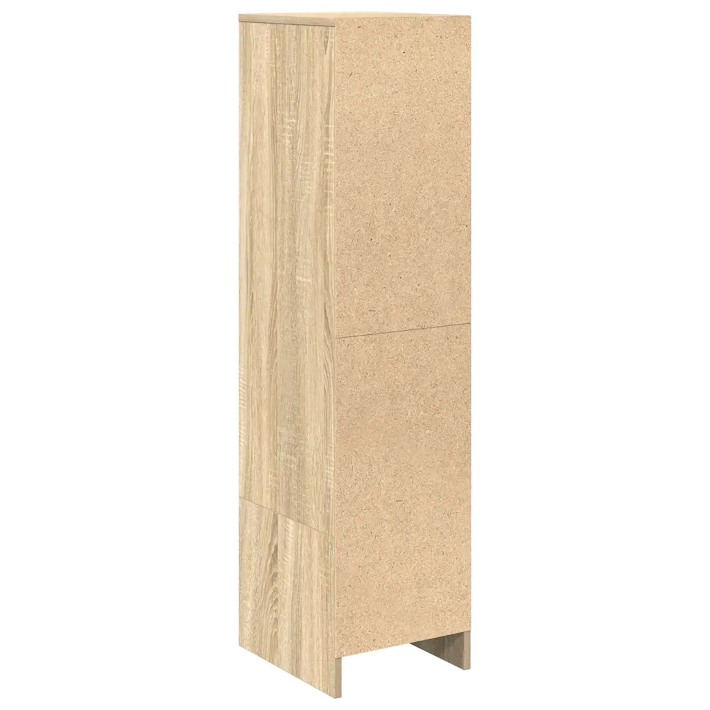 Credenza Rovere Sonoma 29,5x34x119,5 cm in Legno Multistrato 861654