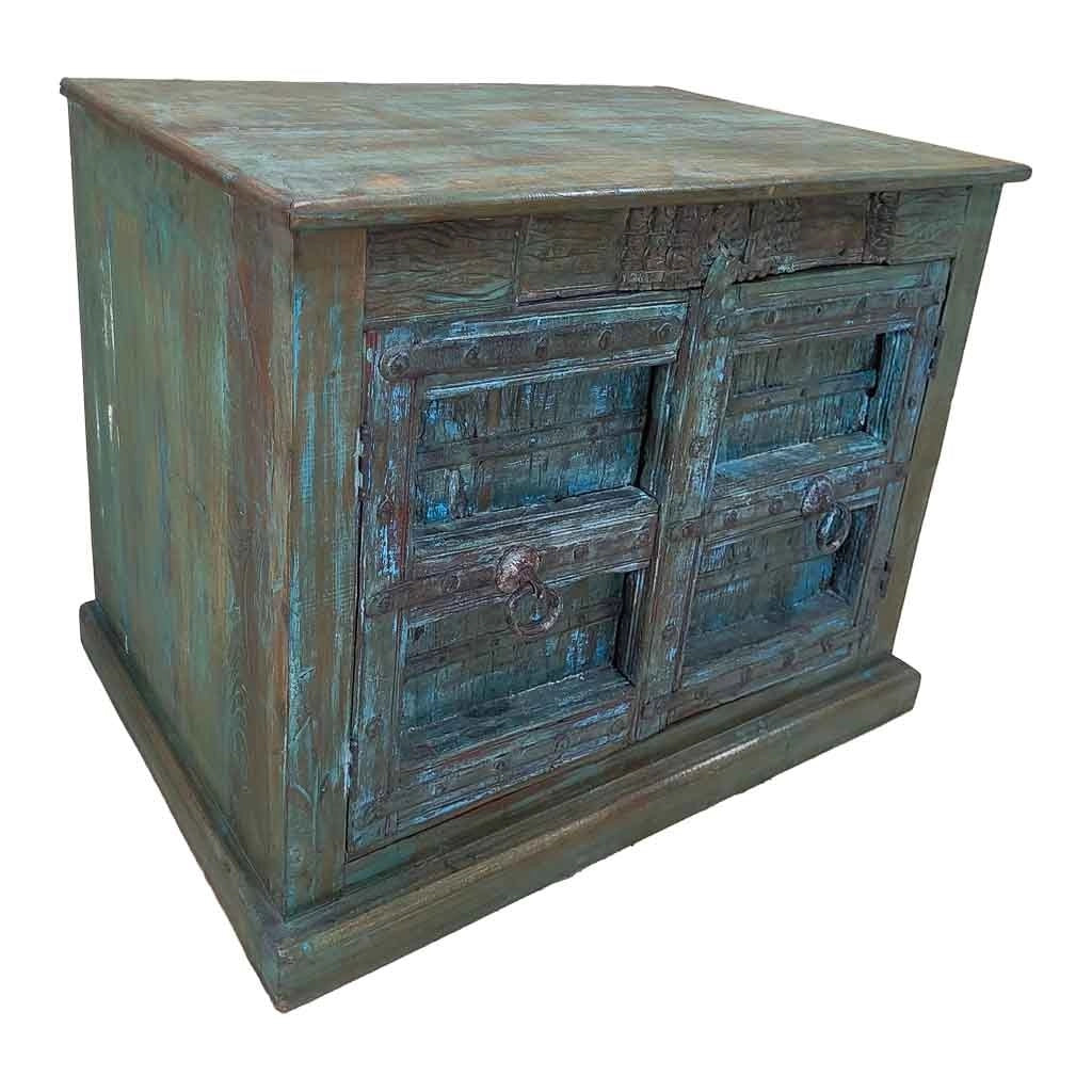Credenza artigianale in legno 116x49x90h cm
