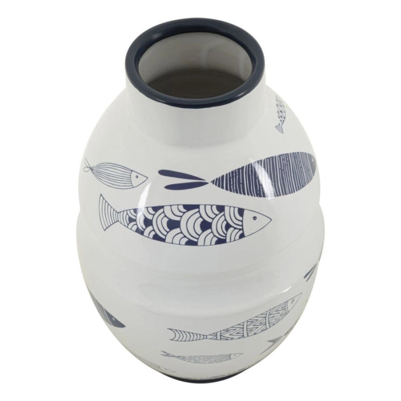 Vaso Ceramica Amica Fish cm ø 21x31