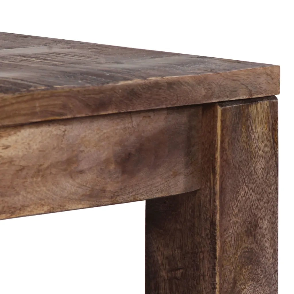 Tavolino da Salotto 50x50x35 cm Legno Massello di Mango 247468