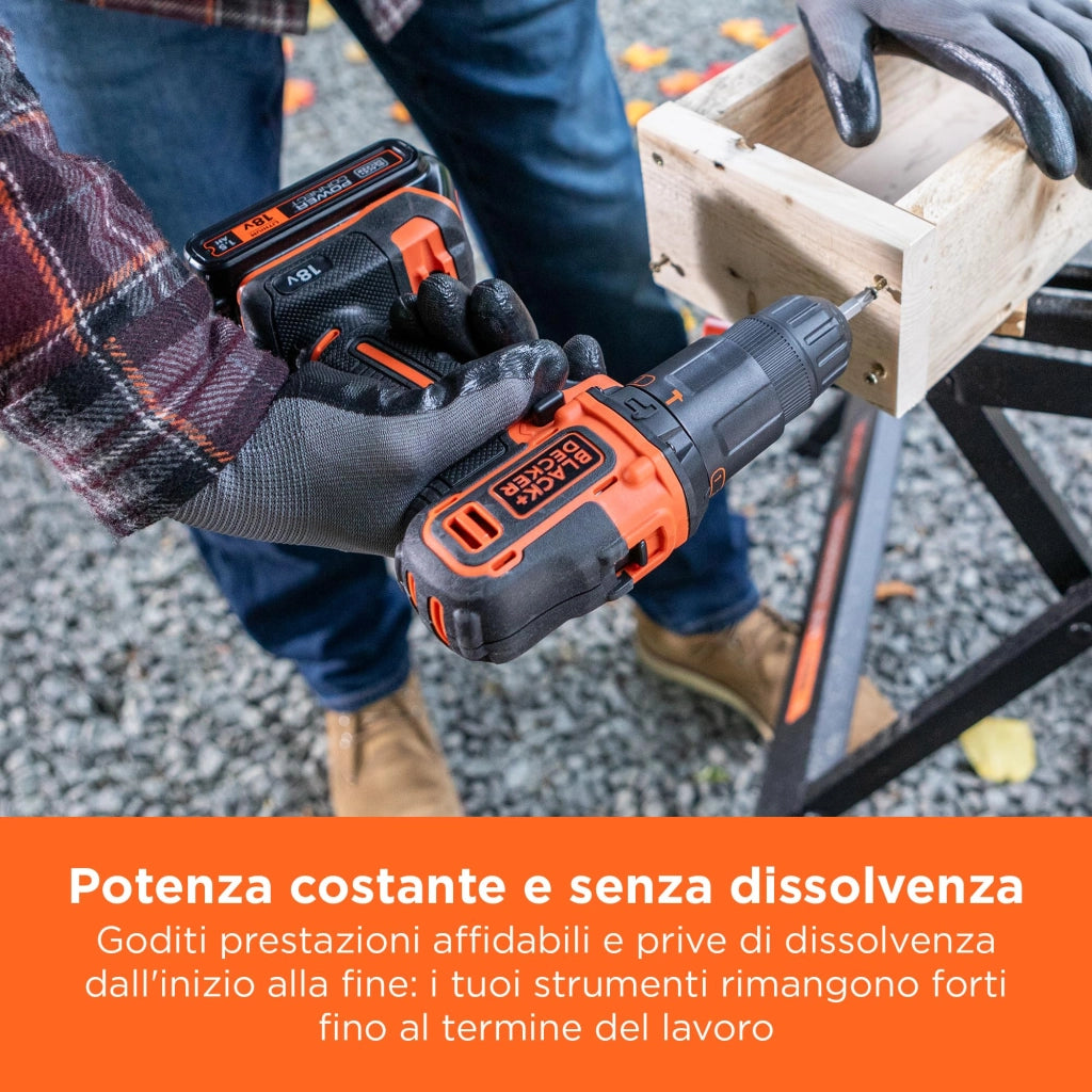 Batteria Litio 18 V 2AH (BL2018) Black&decker