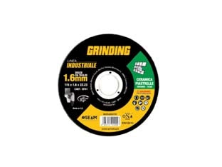 DISCHI DA TAGLIO SOTTILE PER CERAMICA Ø MM.115 LINEA INDUSTRIALE- - ø mm.115x1,6 foro 22,2 da taglio per ceramica - 80 pezzi GRINDING