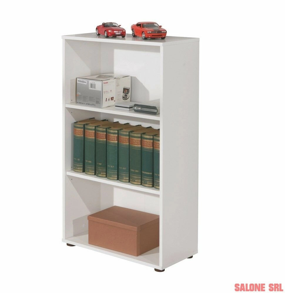 LIBRERIA ARCO 3 LIVELLI 60x30x110 LAMINATO BIANCO INTER LINK