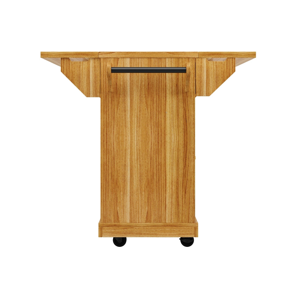 CARRELLO SERVIZIO con piano estraibile 142,5x80x95 cm MDF Marrone Scuro