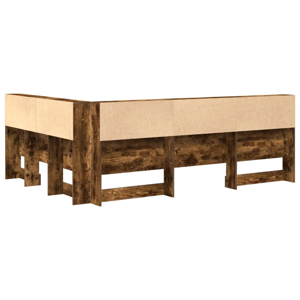 Testata contenitore Rovere fumé 140 cm Legno multistrato 3335489