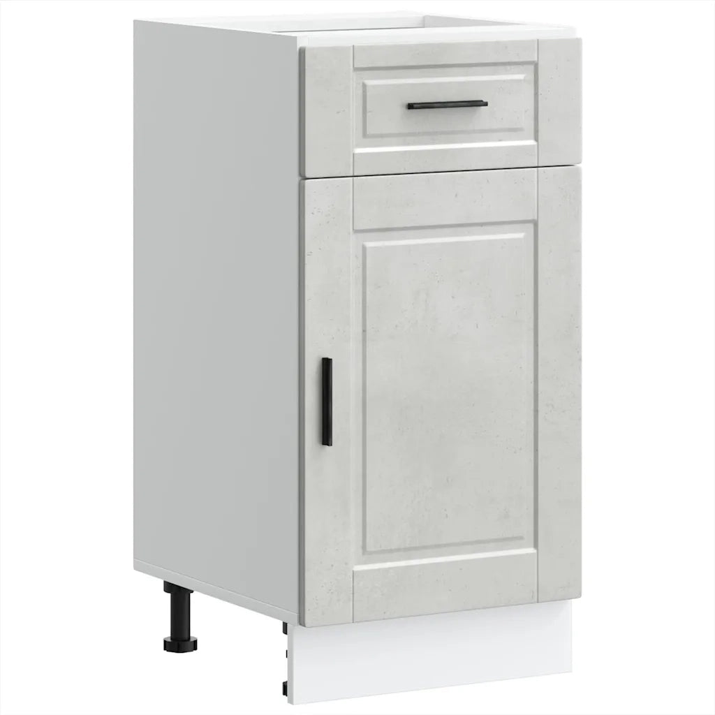 Base da Cucina Porto Grigio Cemento in Legno Multistrato 853951
