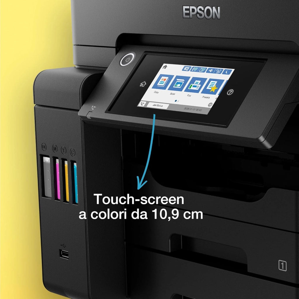 EcoTank ET-5855 Stampante multifunzione A4 Wi-Fi con serbatoi di inchiostro e fax