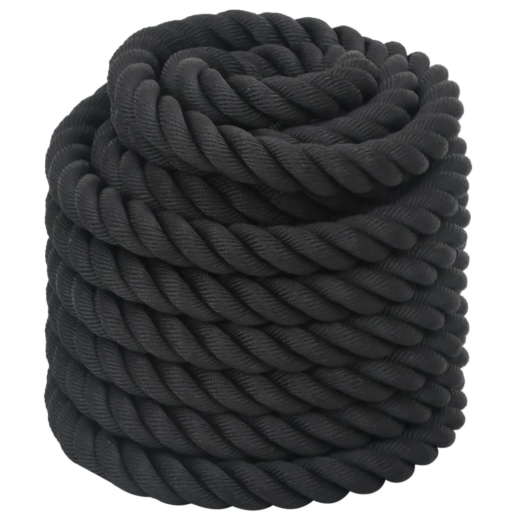 Corda da Battaglia Nera 12 m 9 kg Poliestere 94267