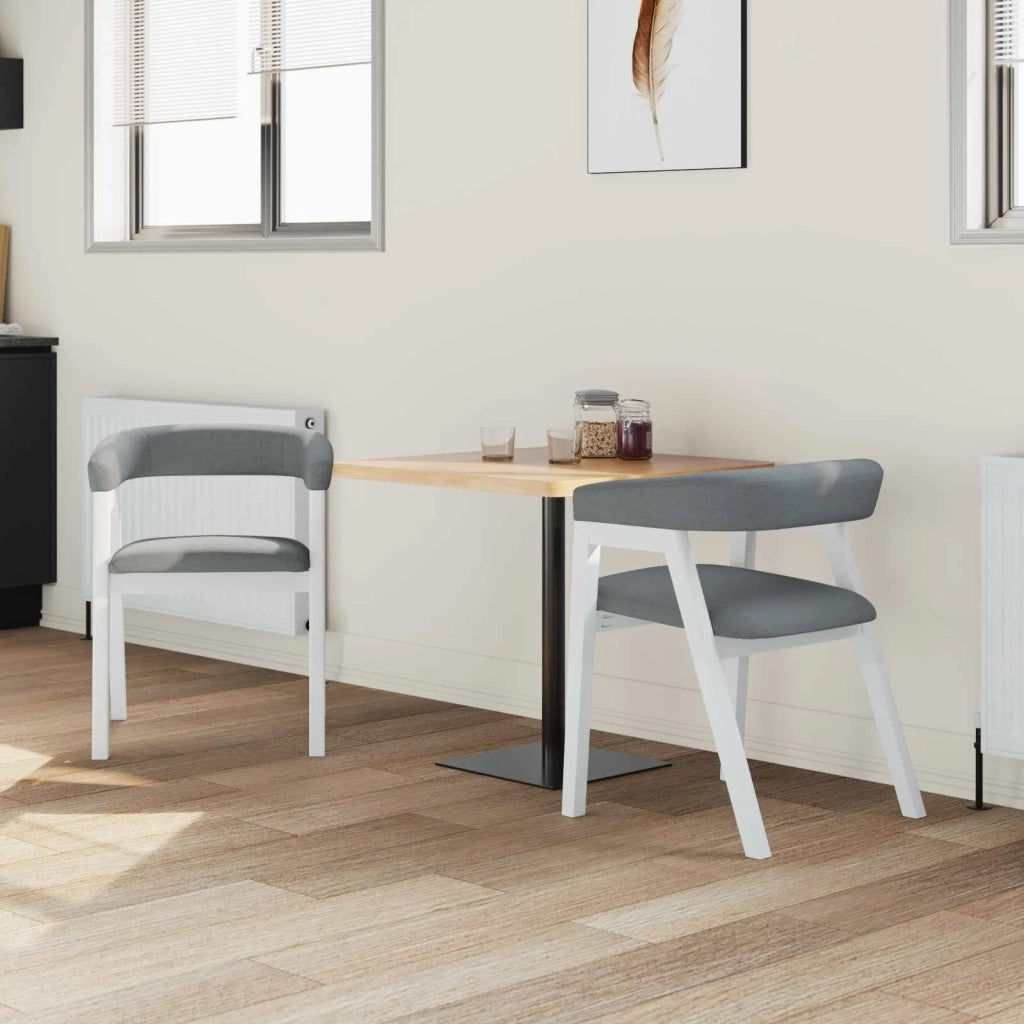 Sedie da pranzo 2 pcs Bianco 54 x 57 x 73 cm