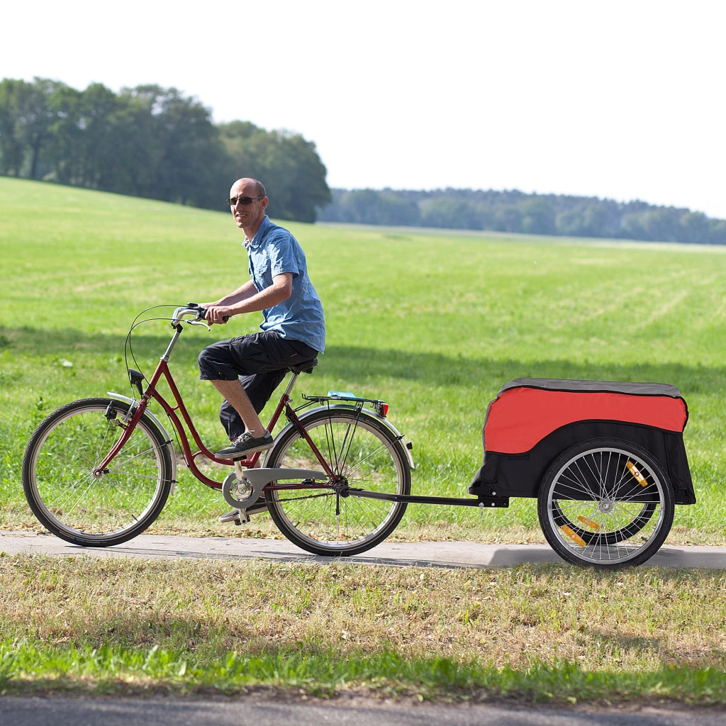 Rimorchio per Bicicletta da Carico ¨C Xylo ¨C Rosso-Nero