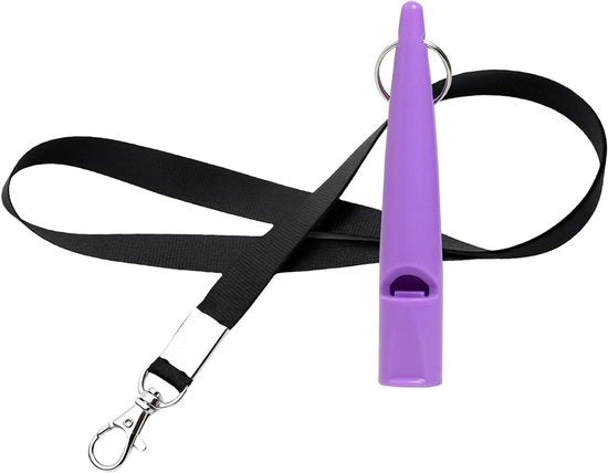 Flauto per cani con cinghia - Materiale ABS di alta qualità alimentare - Frequenza standardizzata per il richiamo - Flauto di allarme lontano e udibile per addestramento