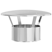 Copertura per Camino Argento 35 x 35 x 20 cm CFW3080818