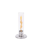 Lampada a Bioetanolo da Tavolo Ø9x40,5 cm in Acciaio Inossidabile Silver