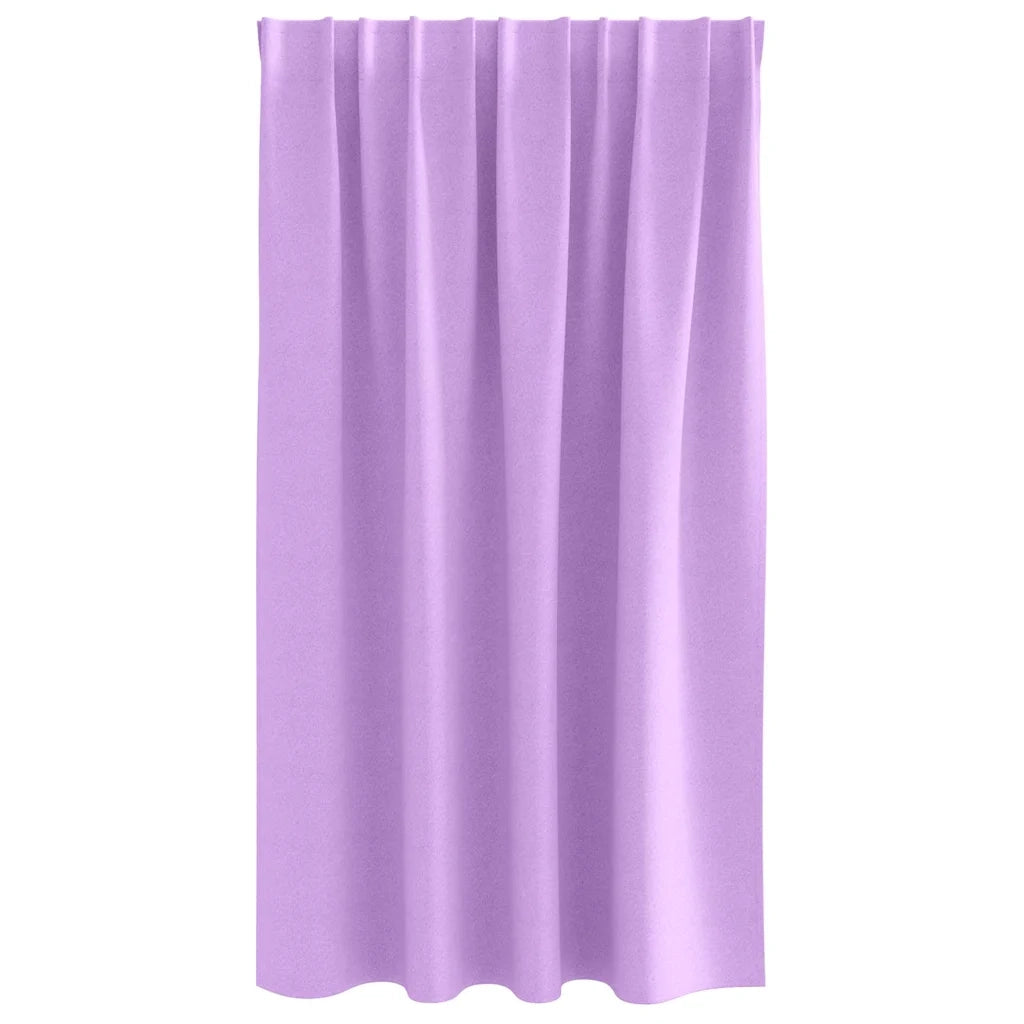 vidaXL Tende con tende 2 pcs Viola Poliestere