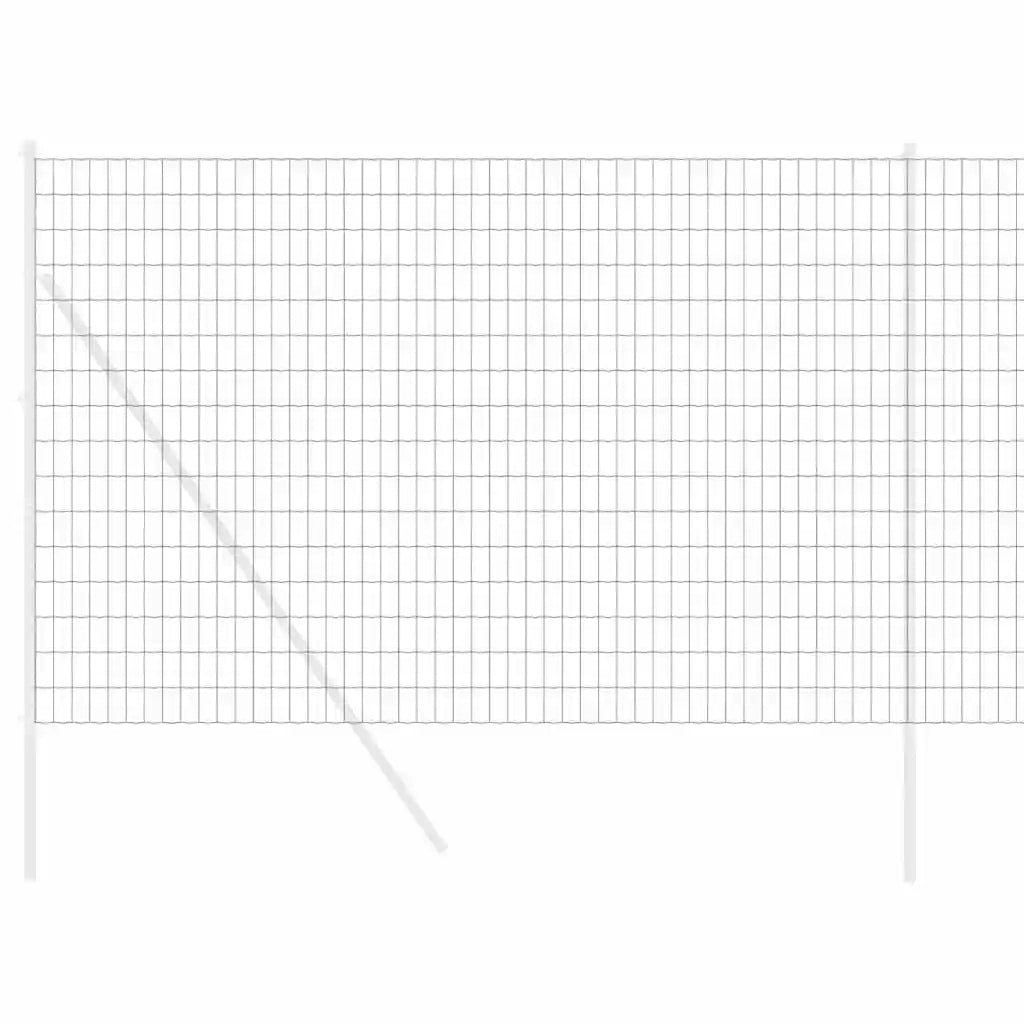 Recinzione Euro Grigio 1,6 x 10 m Ferro rivestito in PVC 42004497
