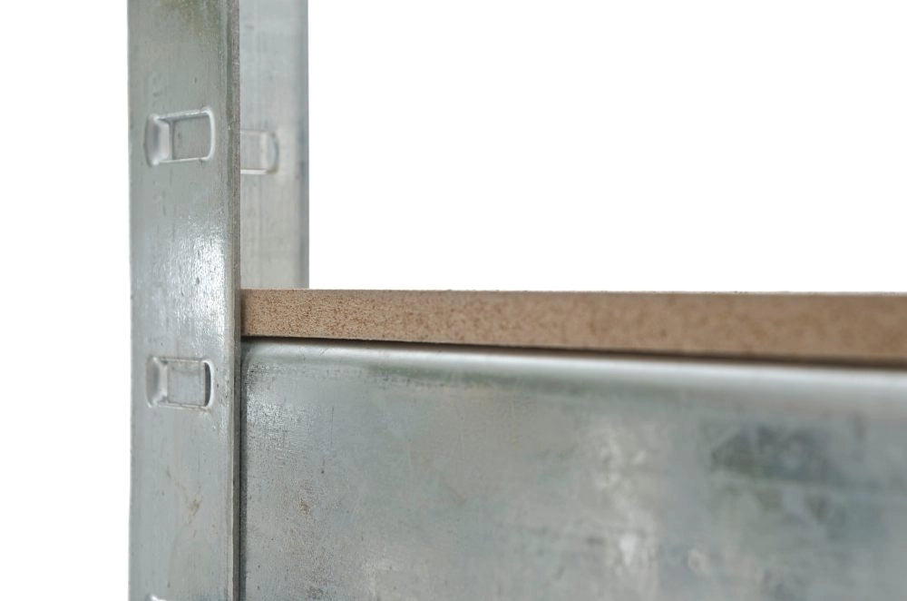 Scaffale zincato ad alta portata argento,90x40x180 cm