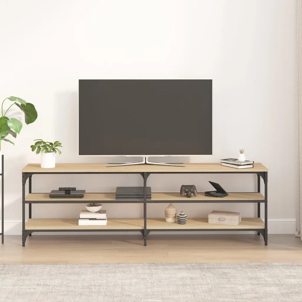 Mobile Porta TV Rovere Sonoma 160x30x50 cm in Legno Multistrato 826750