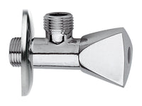 Rubinetto sottolavabo 1/2x1/2 in ottone cromato