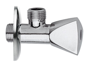 Rubinetto sottolavabo 1/2x1/2 in ottone cromato