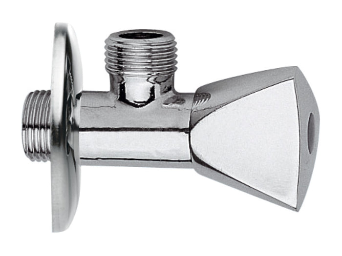 Rubinetto sottolavabo 1/2x1/2 in ottone cromato