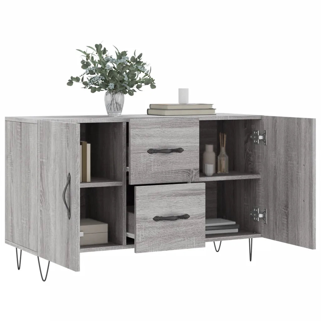Credenza Grigio Sonoma 100x36x60 cm in Legno Multistrato 828170