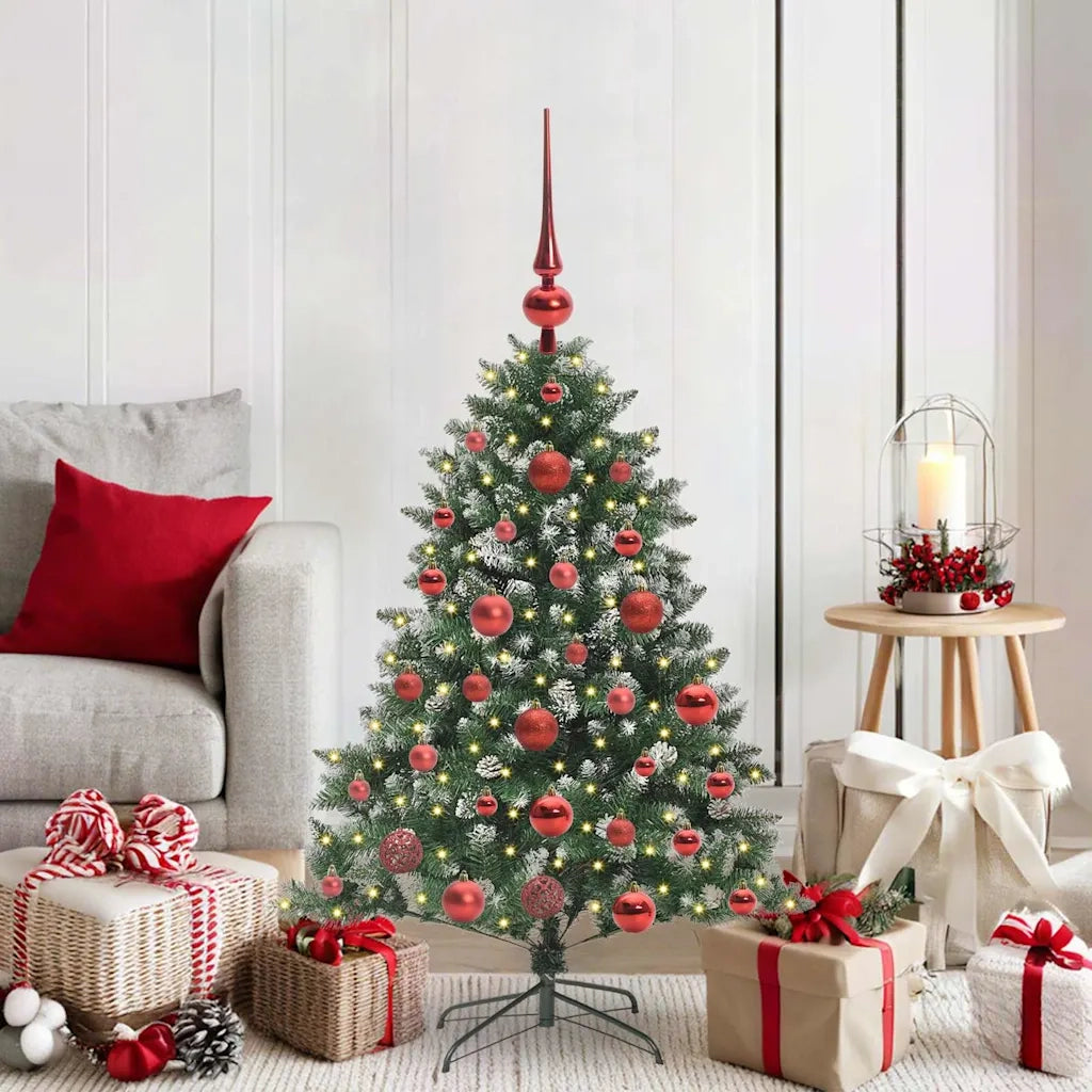 Albero di Natale artificiale con 150 LED Verde 120 cm 3395209