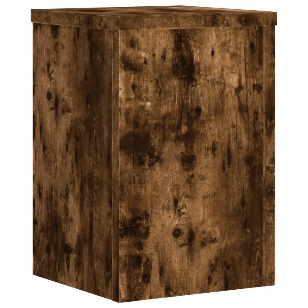 Supporti per piante | Sostegno per piante 2 pz Rovere 20x20x30 cm Legno Multistrato