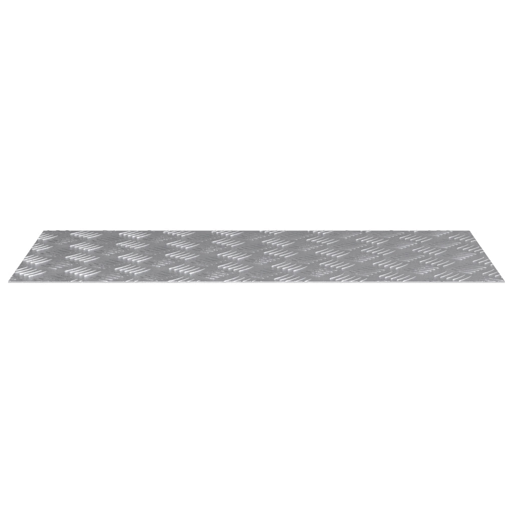 Pannelli in Alluminio a Righe 2 pz Antiscivolo 90x40 cm