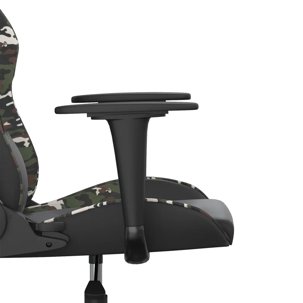 Sedia da Gaming | Sedia da e-sports Nero e Mimetico in Similpelle