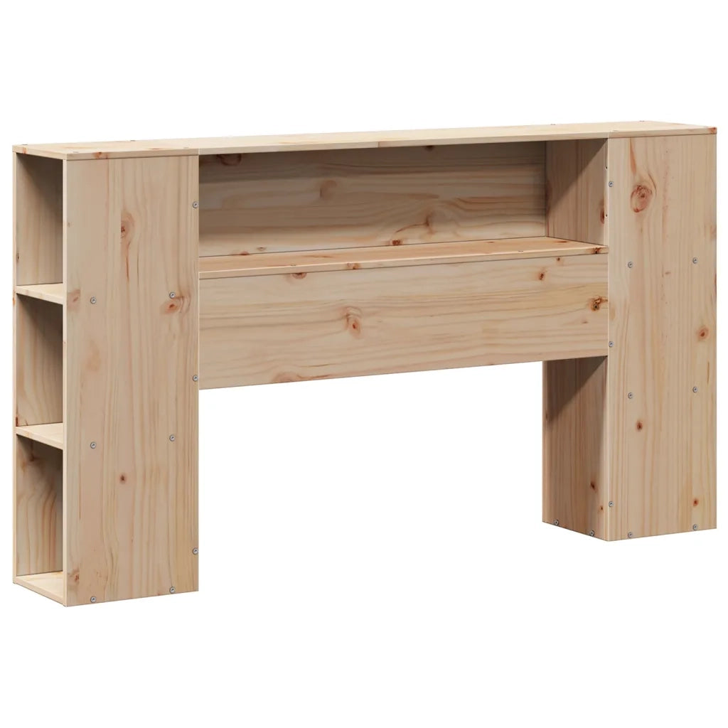 Letto Libreria senza Materasso 140x190 cm in Legno di Pino 3321536