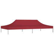 Tetto per Tendone per Feste 6x3 m Rosso Borgogna 270 g/m2 CFW4806316