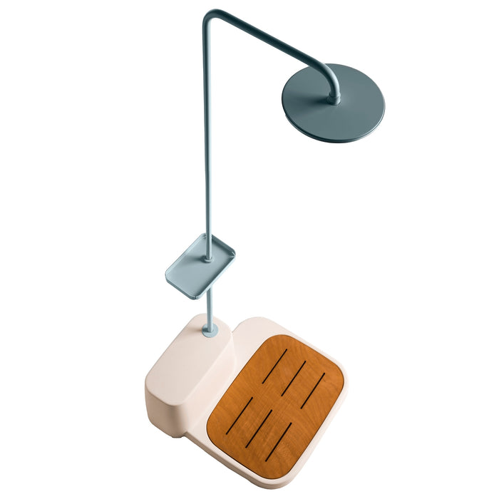 Lineabeta - Doccia da esterno mobile Istà con base staffa e soffione