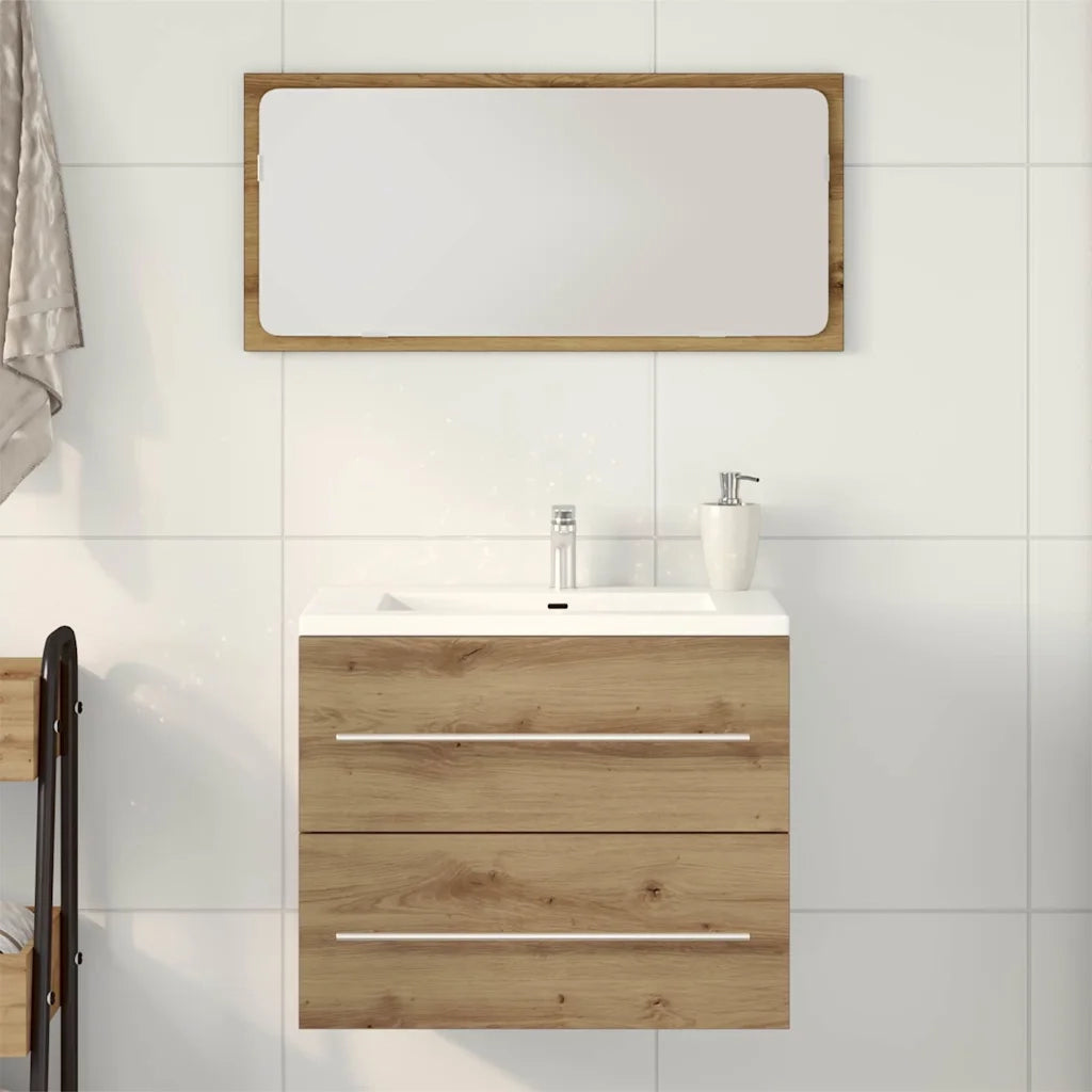 vidaXL Mobile Lavabo Bagno Artigianale 60x38,5x48 cm Legno Multistrato
