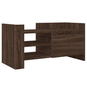 Mobile TV multimediale scaffale TV mobile TV sala da pranzo soggiorno camera da letto rovere 80 x 35 x 40 cm legno ingegnerizzato marrone 02_0027227