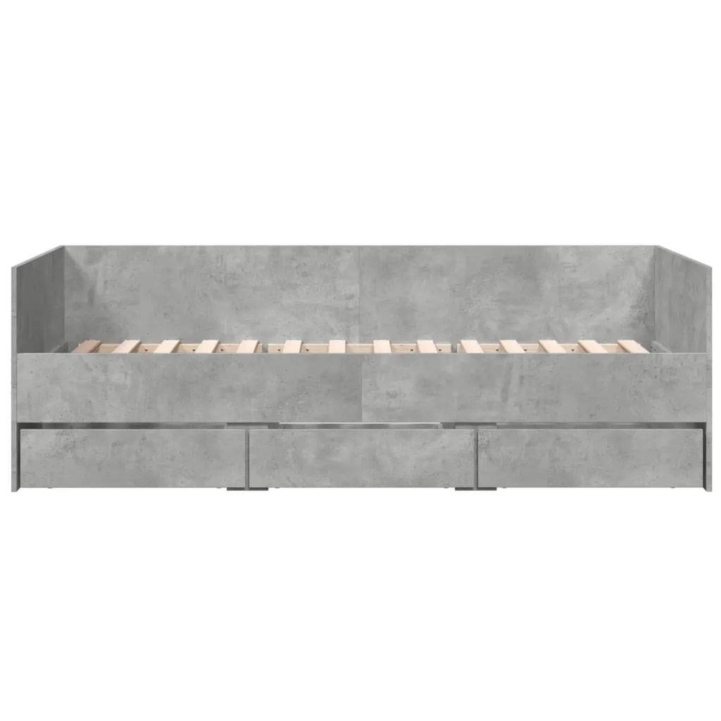 Divano Letto con Cassetti senza Materasso 90x200 cm 3280821