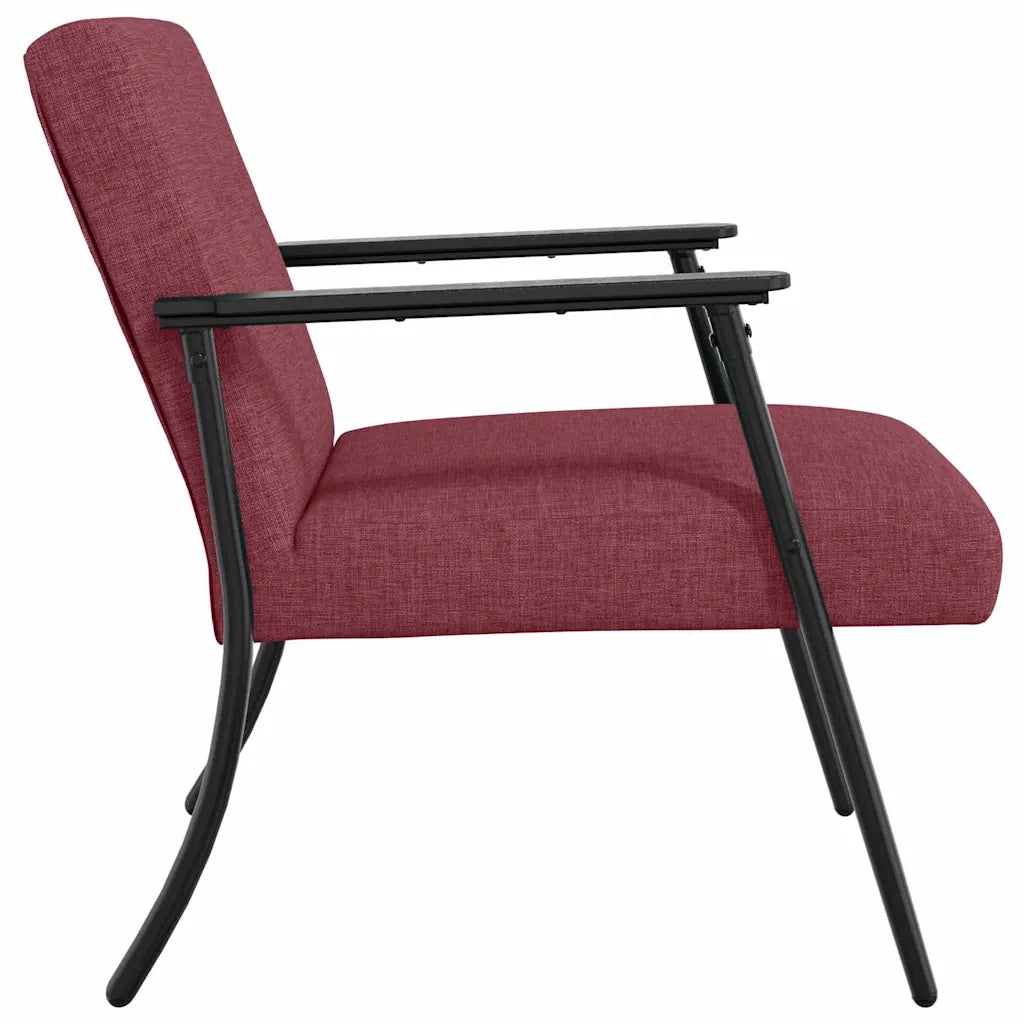 Divano Sedia-Poltrona Rosso Vino Tessuto 111842
