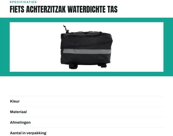 Zak da Uomo per Bicicletta con Telaio in Pvc - Telaio con Cappuccio Impermeabile - Borsa per Bicicletta con Riflessi - Progettata con Strati - Grande Capacità - 8L di Spazio di Stoccaggio