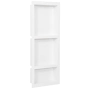 Nicchia da Doccia con 3 Scomparti Bianco Opaco 41x99x9 cmcod mxl 104604
