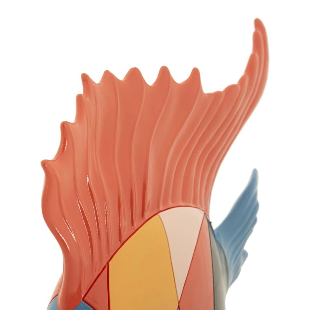 Scultura Pesce 1, Multicolore, Poliresina, 28x8x25 cm