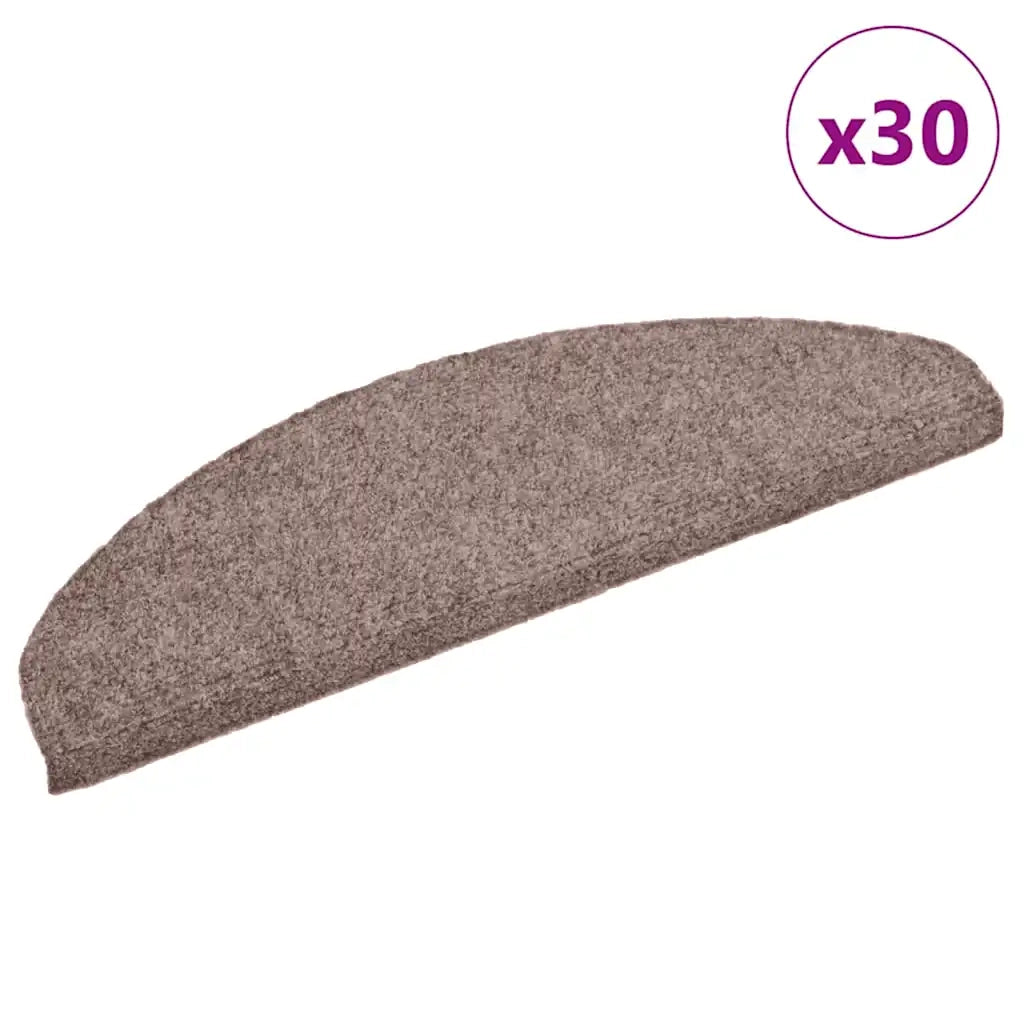 Tappetini Autoadesivi per Scale 30 pz Crema 65x21x4 cm