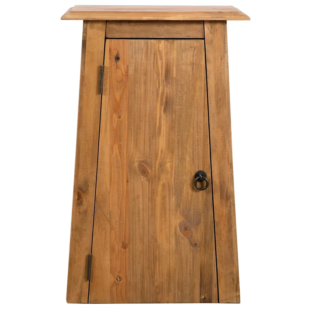Mobile da Bagno a Parete in Legno Massello di Pino 42x23x70 cm 246039
