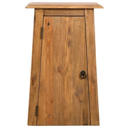 Mobile da Bagno a Parete in Legno Massello di Pino 42x23x70 cm 246039