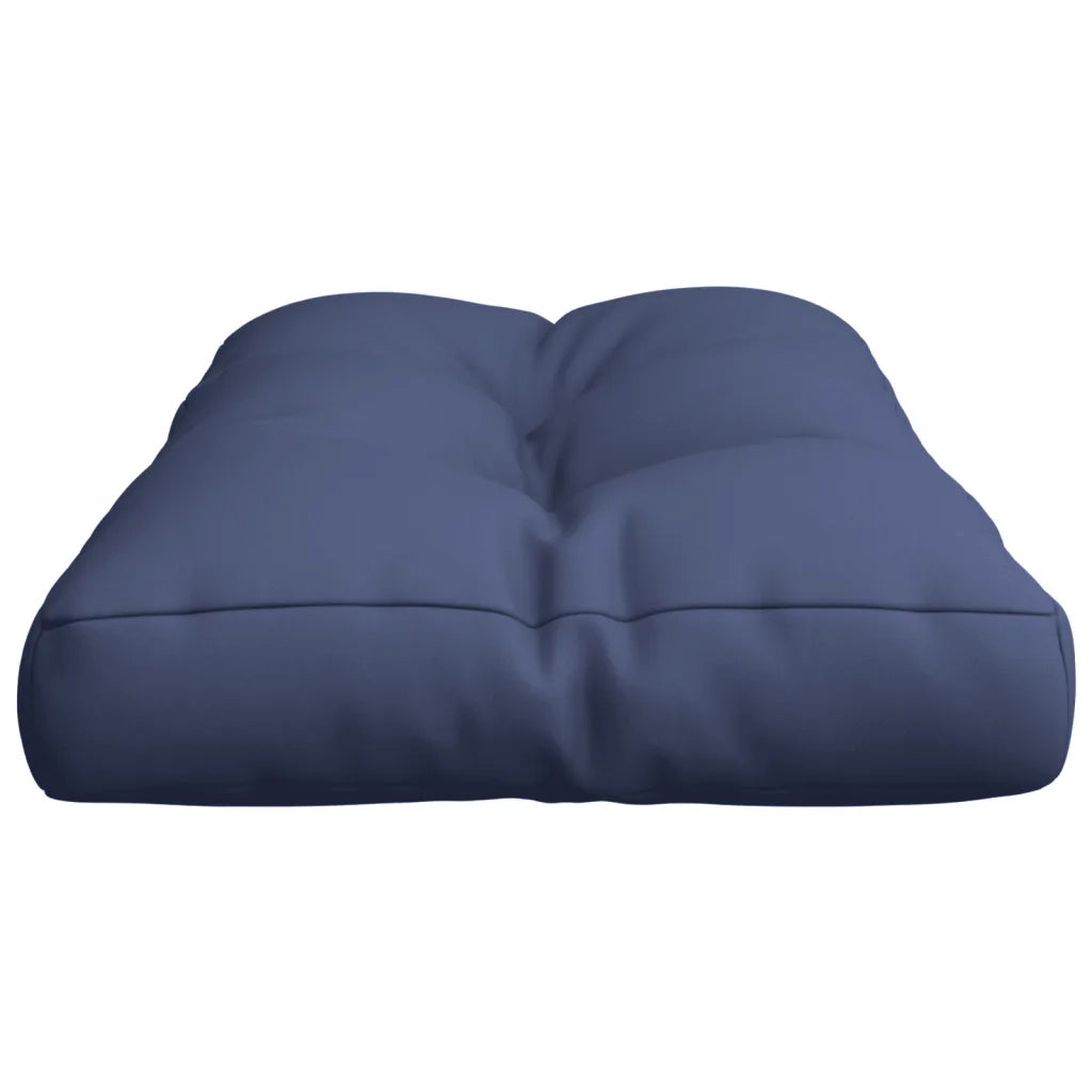Cuscino per Pallet Blu Marino 120x40x12 cm in Tessuto