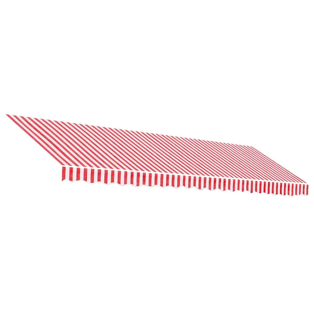 Tessuto di Ricambio per Tenda Strisce Rosse e Bianche 5x3 m 367720
