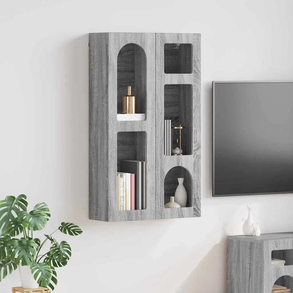 Armadio pensile con lo scaffale Grigio Sonoma 59 x 20 x 100 cm CFW8874110