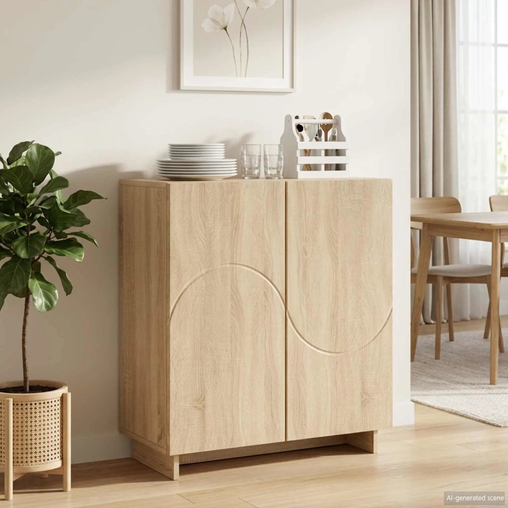 Credenza Rovere Sonoma 67 x 34,5 x 75 cm Legno ingegnerizzato 8011533
