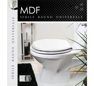 SEDILE WC UNIVERSALE BIANCO IN MDF - BECA - BELLOTTI 08856