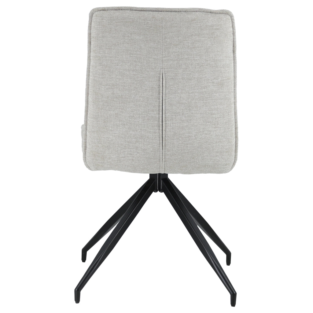 Set di 2 sedie in tessuto AREN beige