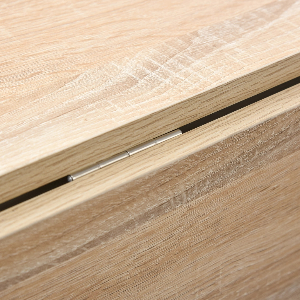 Tavolino da salotto pieghevole a ribalta con mensola ¨C zephmum ¨C Legno bianco