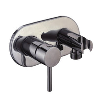 Miscelatore incasso doccia con supporto doccia e presa acqua integrata